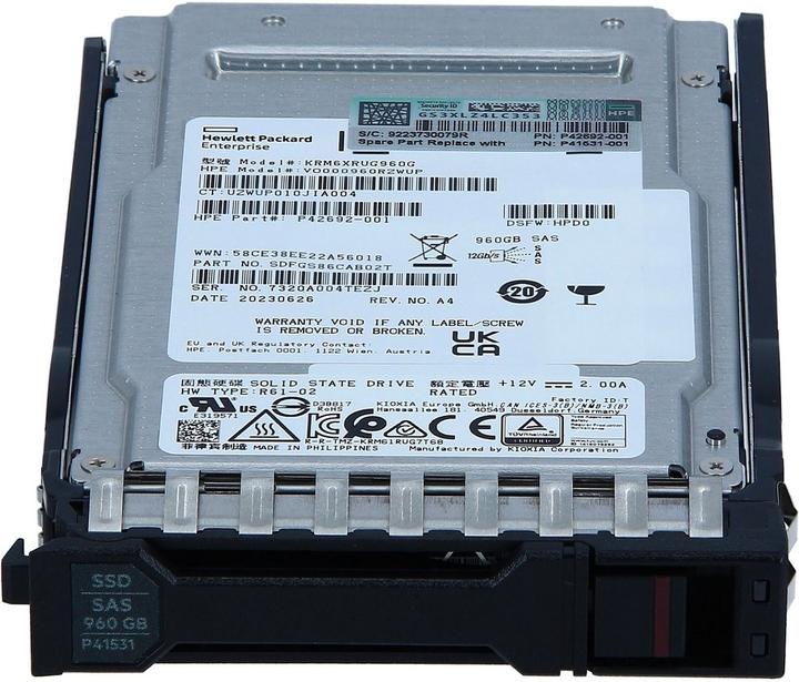 Actual product image HPE Sas Ri Sff Bc Vs Mv SSD (960 GB, 2.5")