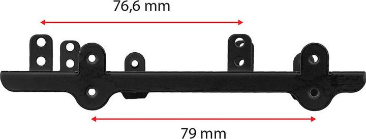 Actual product image Axagon RHD-225 mounting frame for 4x 2.5"/2x 2.5" + 1x 3.5" in 5.25" slot