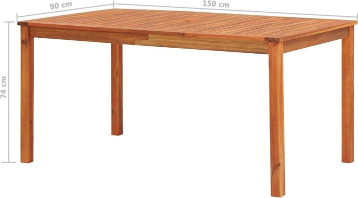 Image du produit vidaXL Essgruppe (150 x 90 x 74 cm)
