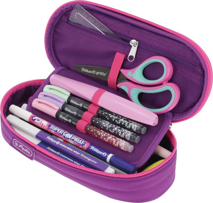Actual product image Herlitz Loafer case Dip Dye Pink/Purple