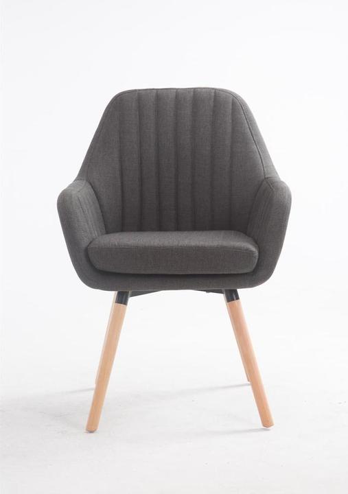 Produktbild Swisshandel24 Stuhl Florian Stoff Natura, dunkelgrau