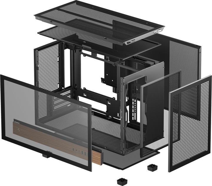 Actual product image Deepcool Mini CH260 WOOD (mATX, Mini-ITX)