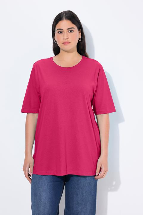 Produktbild Ulla Popken T-Shirt, Rundhalsausschnitt, Relaxed, Halbarm (46, 48)