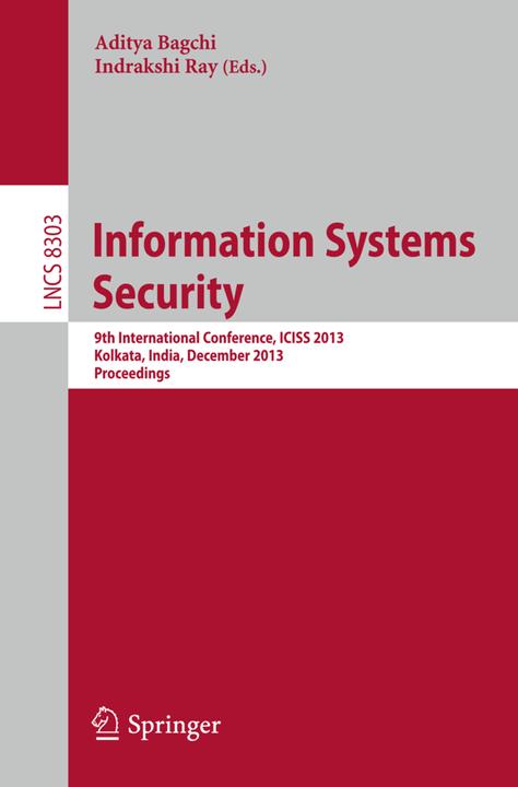 Information Systems Security (Englisch, Aditya Bagchi, Indrakshi Ray, 2013)