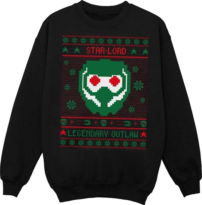 Produktbild Guardians Of The Galaxy Vol. 2 Star Lord Fair Isle Sweatshirt Jungen (140, 146)