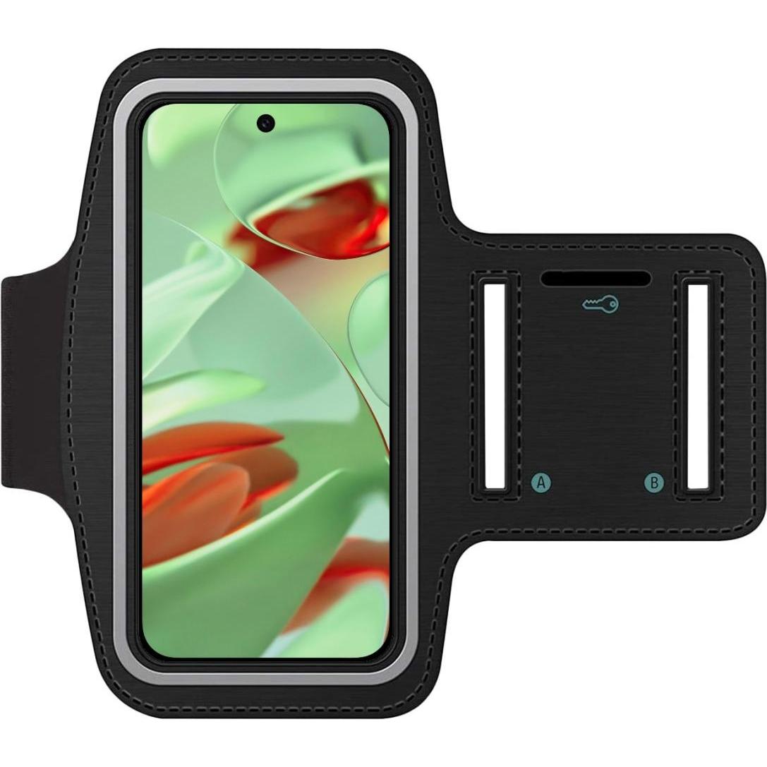 SmartFitness Google Pixel 9 Handy Sport Armband, Smartphone Sportarmband, Schwarz
