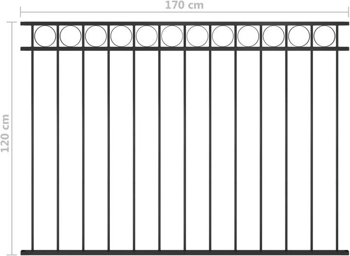 Produktbild vidaXL Zaunfeld