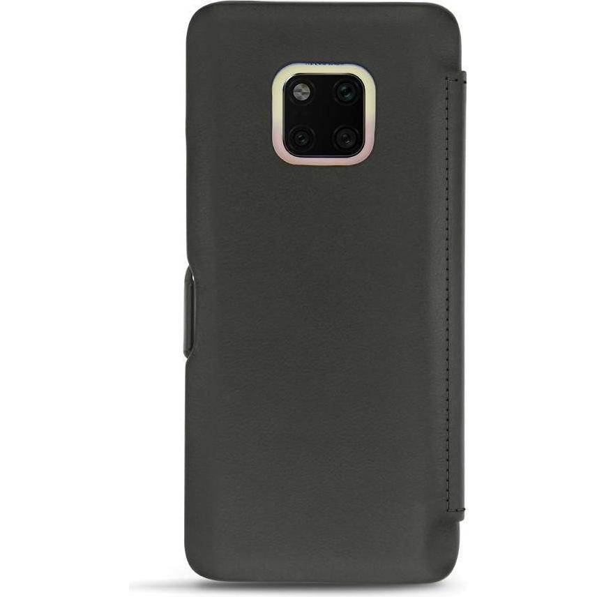 Thumbnail - Noreve Lederschutzhülle horizontal (Huawei Mate 20 Pro), Smartphone Hülle, Schwarz