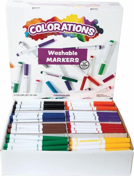 Actual product image Colorations - Abwaschbare Marker, 200 Stk. (200x)