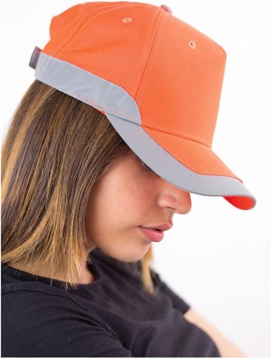 Produktbild Atlantis Helpy Baseballkappe mit 5 Paneelen reflektierend (One Size)