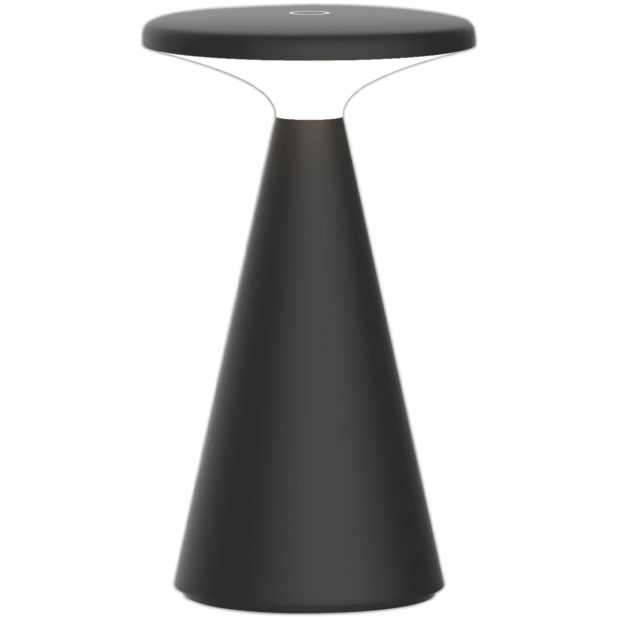 Müller Licht, Tischlampe, MÜLLER-LICHT LED-Akku-Tischleuchte 27700205, dimmbar, 2700K, warmweiss, schwarz