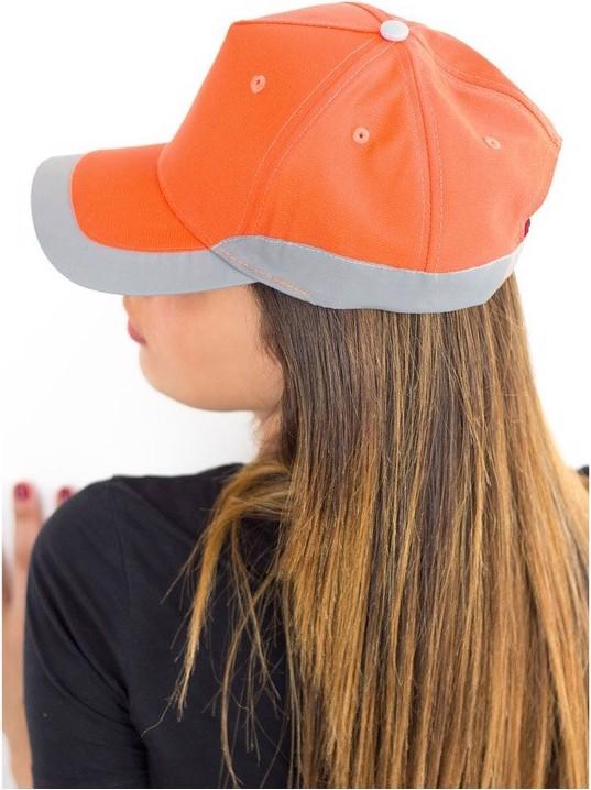 Produktbild Atlantis Helpy Baseballkappe mit 5 Paneelen reflektierend (One Size)