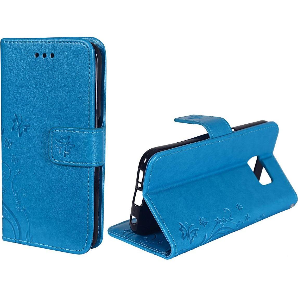 König Design Schutz Handy Hülle für Samsung Galaxy S6 Edge Case Cover Tasche Wallet Etui Neu (Samsung Galaxy S6 Edge), S...