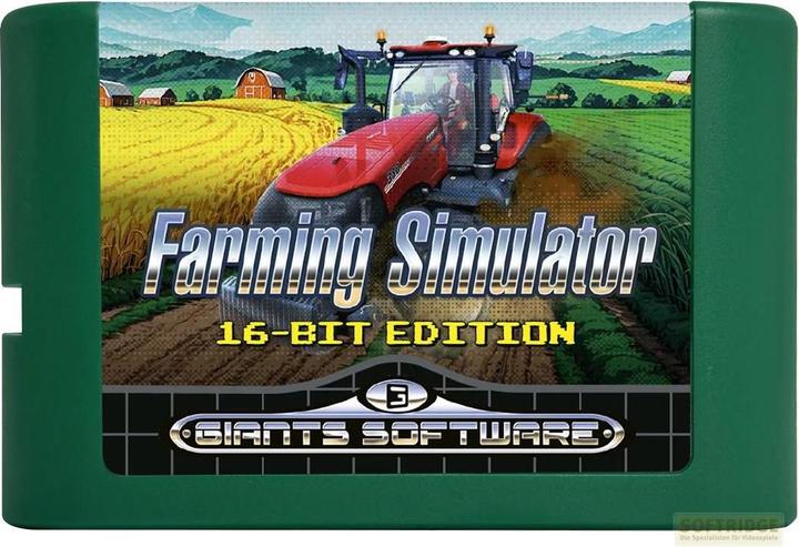 Image du produit Giants Software Landwirtschafts Simulator Megadrive 16Bit Schwarz auch Sega Genesis und PC (Emulator inklusive) (PC)
