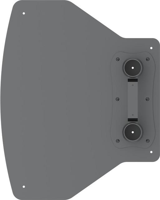 Actual product image Multibrackets Base plate fixed to floor stand, black, metal