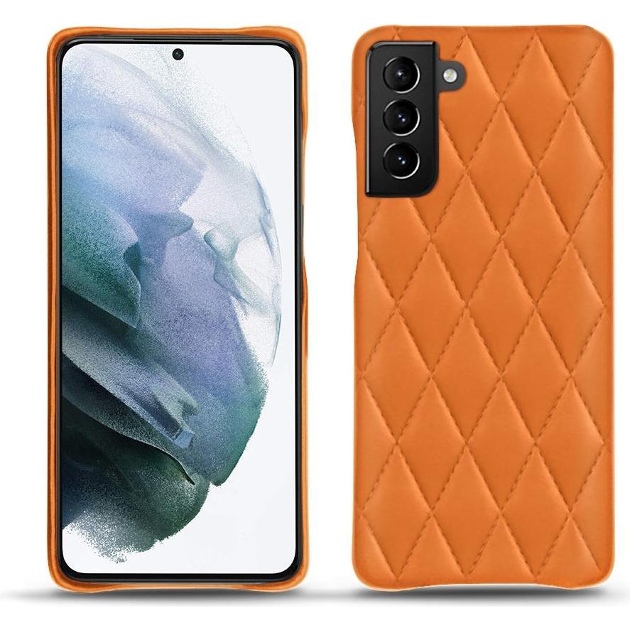 Thumbnail - Noreve Lederschutzhülle (Samsung Galaxy S21+), Smartphone Hülle, Orange