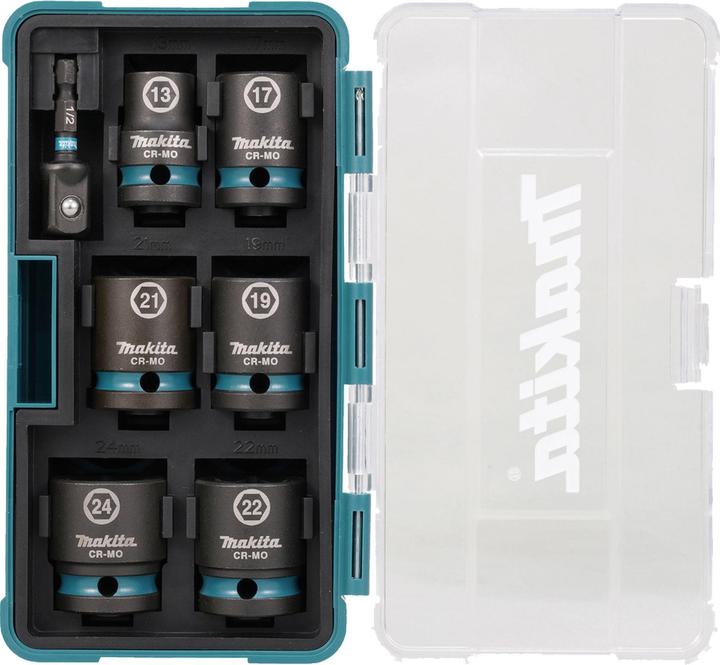 Actual product image Makita E-16592 (19 mm, 24 mm, 22 mm, 21 mm, 17 mm, 13 mm)