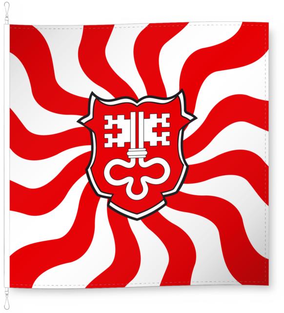 Image du produit Alpenfahnen Nidwalden (120 x 120 cm)