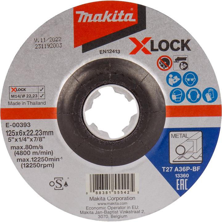 Produktbild Makita Schruppscheibe 125x6mm Stahl (A36P)