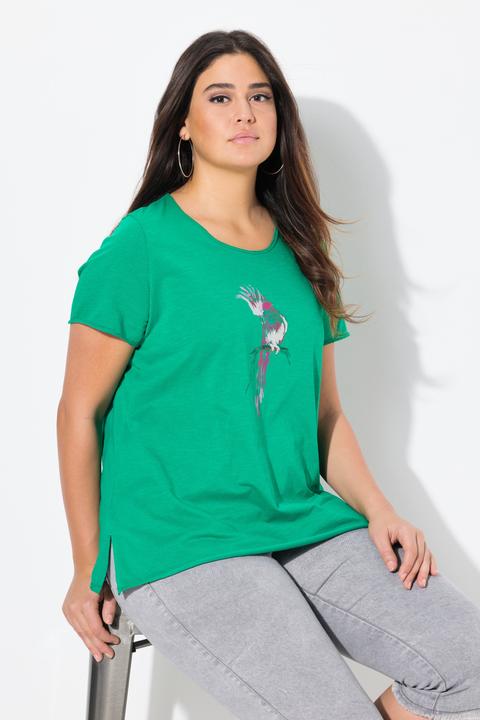 Produktbild Ulla Popken T-Shirt, Papagei, Classic, Rundhals, Halbarm (56)
