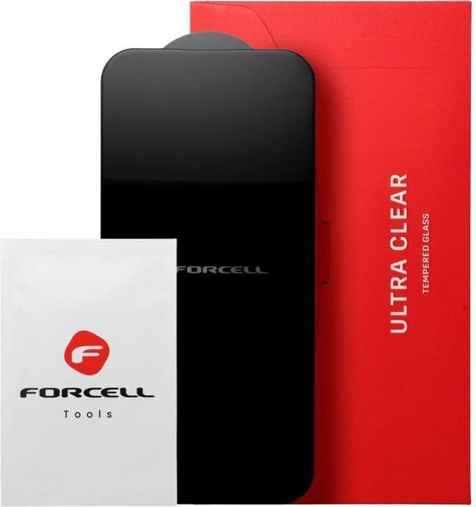 Produktbild Forcell Protective glass Ultra Clear Glass - for Samsung Galaxy S24 FE black (Samsung Galaxy S24 FE)