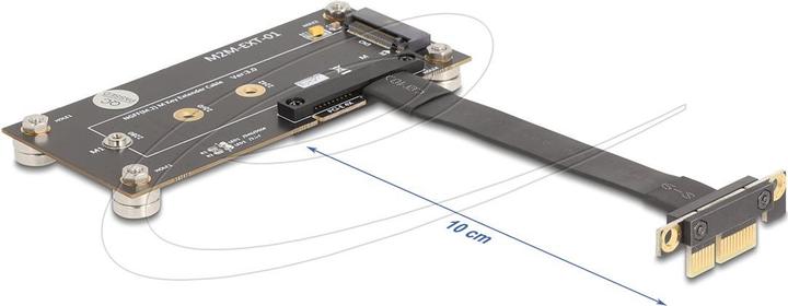 Actual product image Delock Adapter PCIe 3.0 x1 Stecker 90° gewinkelt zu M.2 Key