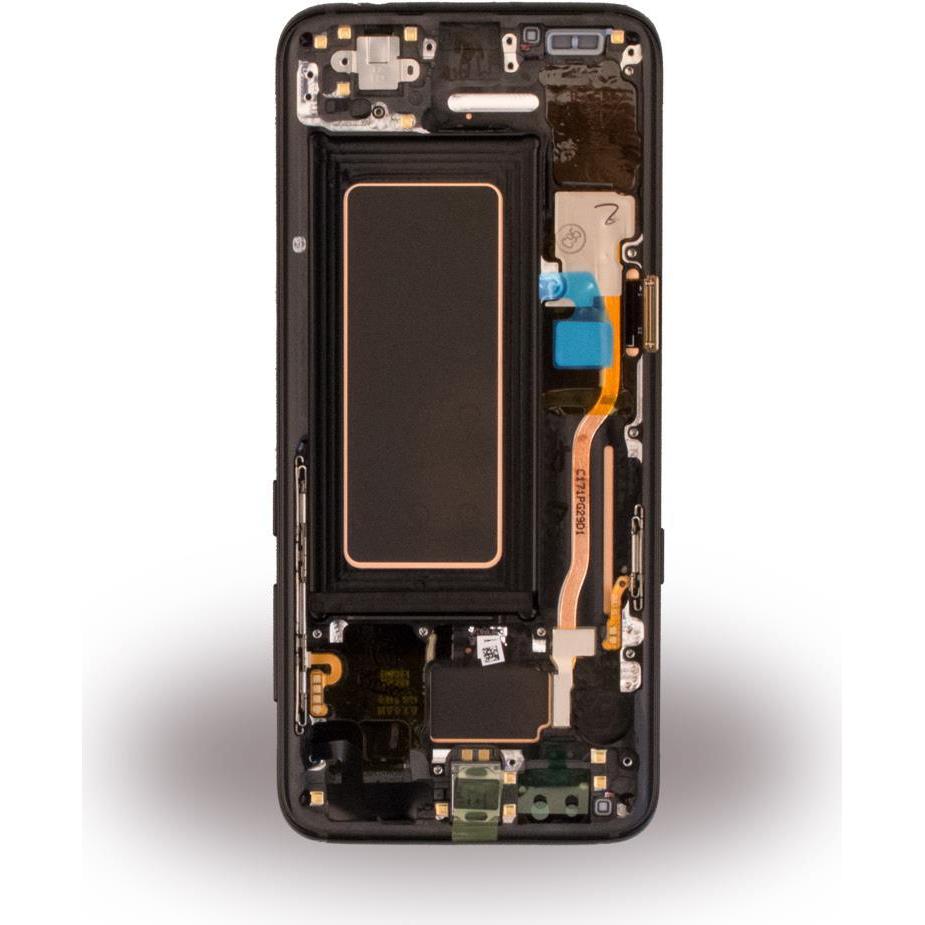 Samsung LCD Ersatz-Display (Display, Samsung Galaxy S8), Mobilgerät Ersatzteile, Schwarz