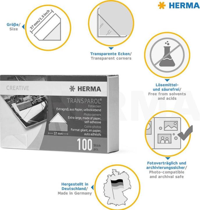 Immagine prodotto HERMA Angoli di foto