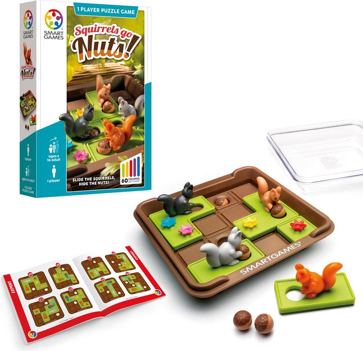 Productafbeelding Smart Games Eekhoorns worden gek (Duits, Frans, Italiaans, Engels)