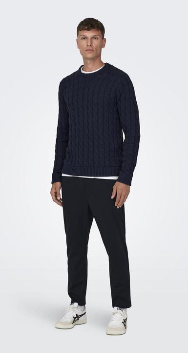 Produktbild Only & Sons Strukturstrick Strickpullover (M)