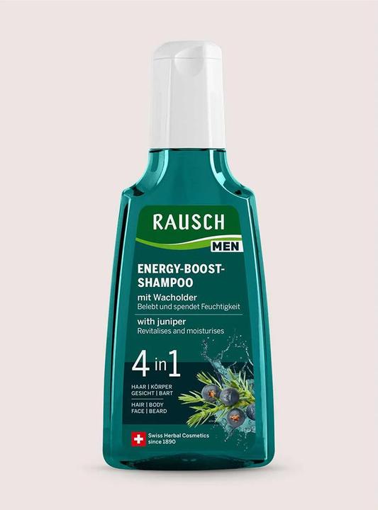 Image du produit Rausch Energy-Boost-Shampoo mit Wacholder (200 ml, Shampoing liquide)