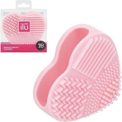 Ilu T4B Brush Cleaner Make up Brush Cleaner Silicone Cosmetic Brush Cleaning (Pink)
