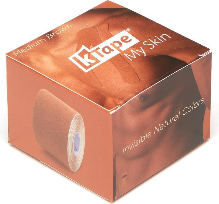 Actual product image K-Tape My Skin medium brown (5 m)