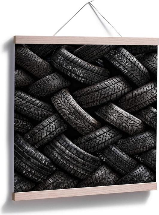 Produktbild Trenddeko Flour - Reifen (100 x 100 cm)