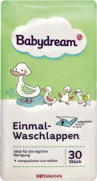 Produktbild Babydream Baby-Waschlappen Einweg