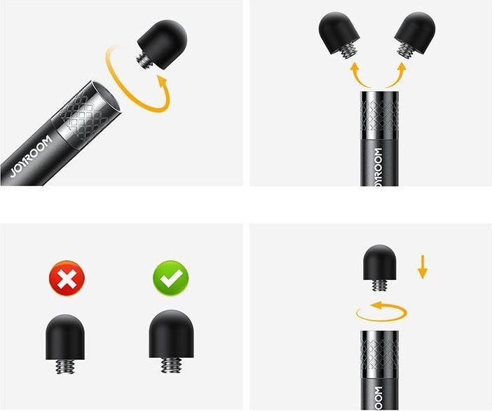 Actual product image Joyroom Passive Stylus Stylus for Tablet Smartphone