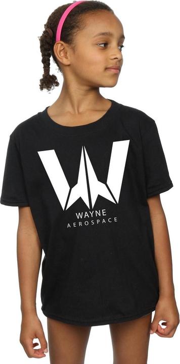 Actual product image Girls Justice League Movie Wayne Aerospace Cotton T-Shirt (128)