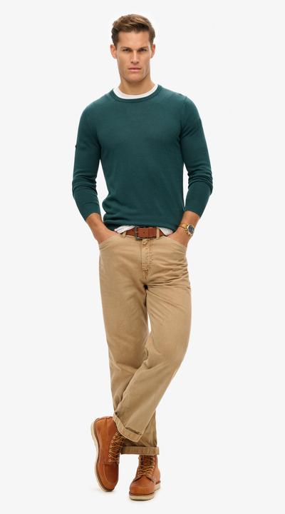 Immagine prodotto Superdry Leichtes Essentials Strick-Sweatshirt mit Rundhalsausschnitt (XL)