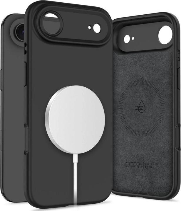 Immagine prodotto Tech-Protect Silikon MagSafe Hülle für iPhone 17 Air - Schwarz (Apple iPhone 17 Pro)