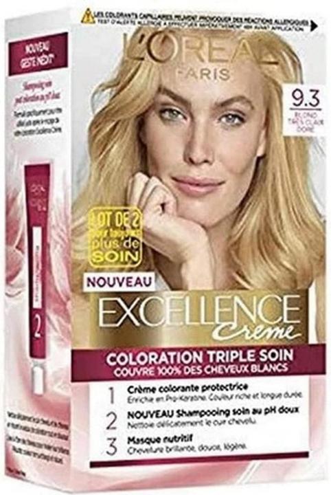 L'Oréal Paris L'Oreal Paris Excellence Creme Triple Care Permanent Coloring 100