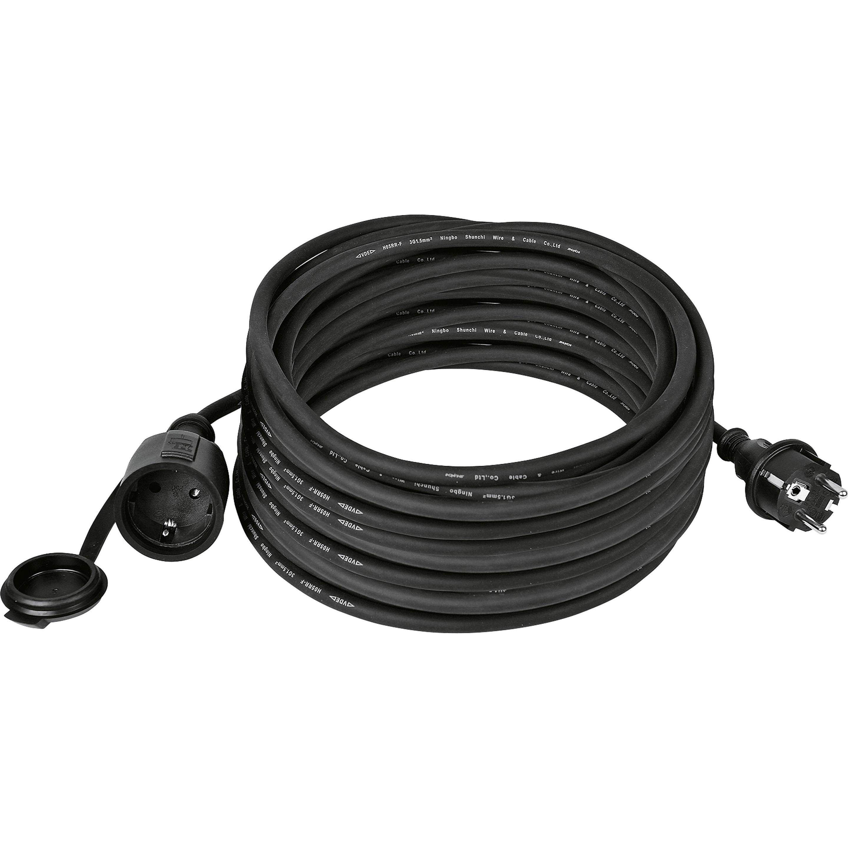 Heitech, Verlängerungskabel, Verlängerung Gummi Aussenbereich 25m (25 m)