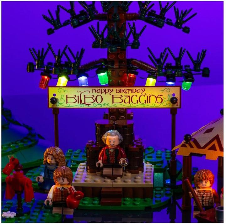 Actual product image Light my bricks LMB 2.0 LEGO® 10354# The Lord of the Rings The Shire Light Kit