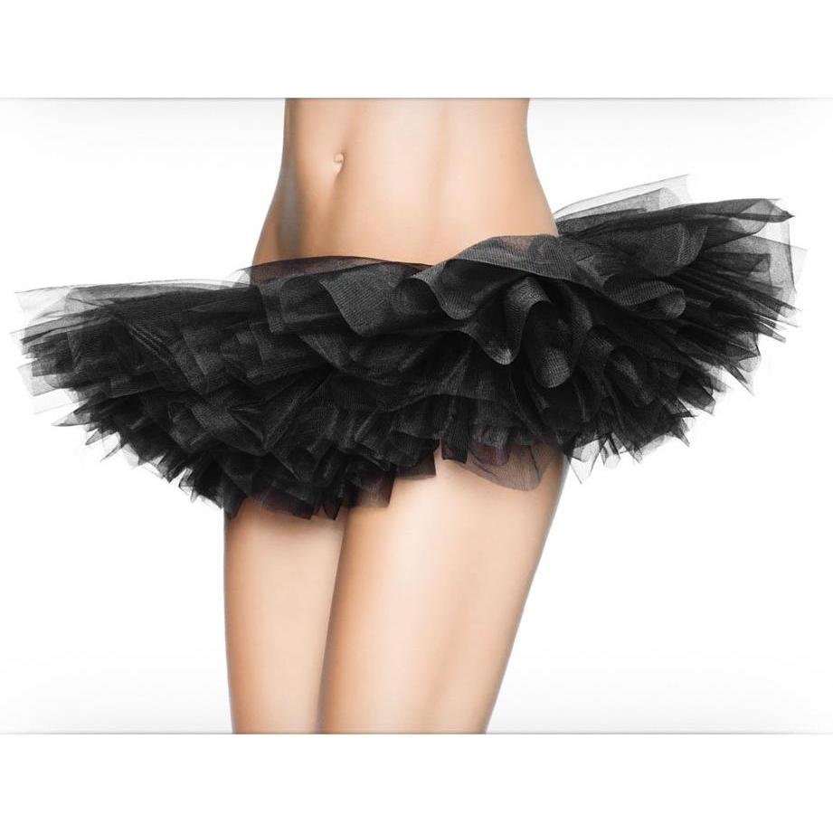 Leg Avenue Organza Tutu schwarz (One Size)