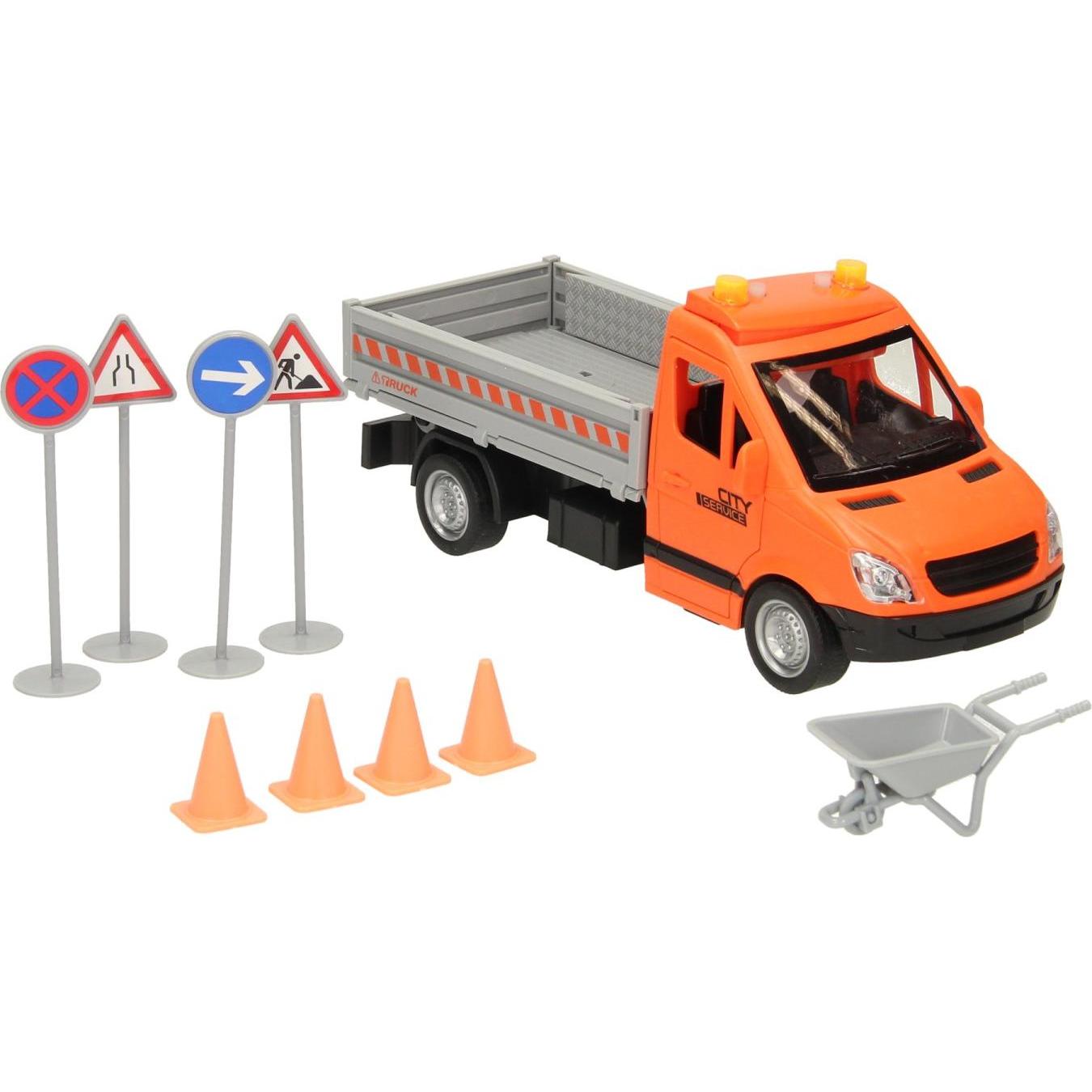 LKW-Baustelle mit Licht und Sound