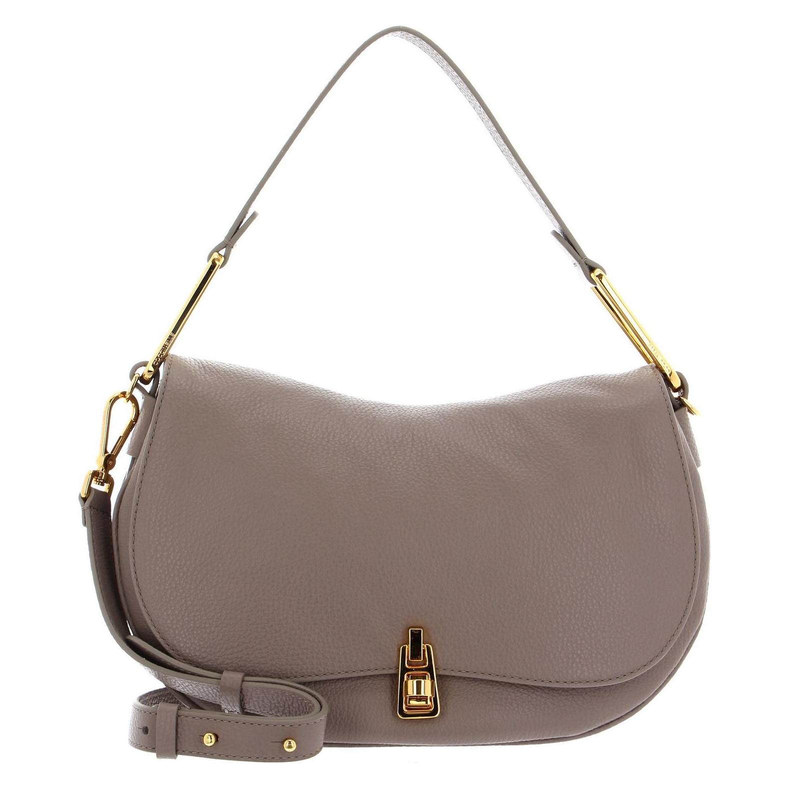 Coccinelle, Damen, Handtasche, Coccinelle Magie Soft Handbag Grained Leather, Beige