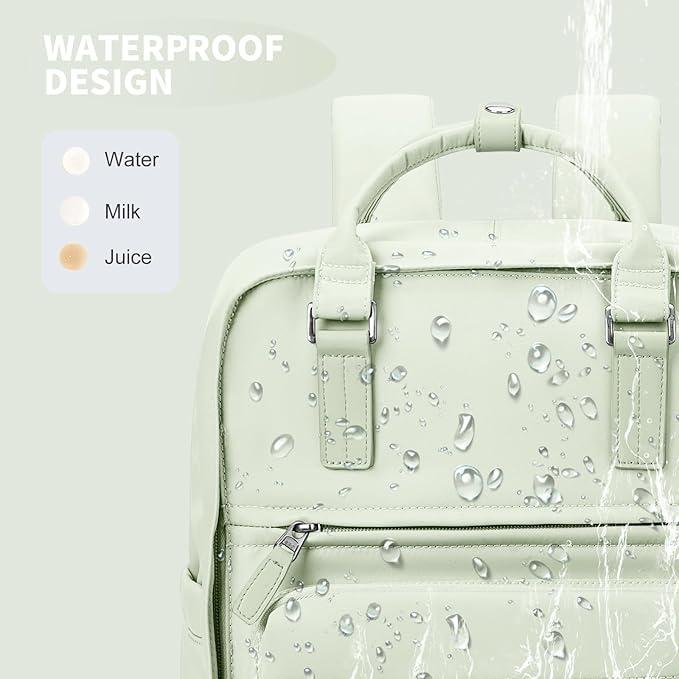 Image du produit Only-Bags.Store Sac à dos pour ordinateur portable de couleur unie, sac d'école simple de style preppy, sport de