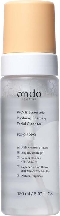 Produktbild Ondo Pha & Saponaria Purifying Foaming Facial Cleanser 150ml (Schaum, 150 ml)