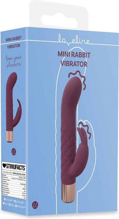 Produktbild Loveline Mini Rabbit Vibrator - Burgundy