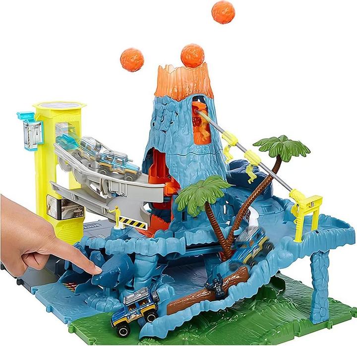 Actual product image Matchbox Action Drivers Volcano playset