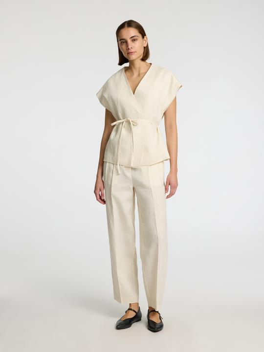Actual product image Selected Femme 100% Leinen Barrel Fit Hosen (40)